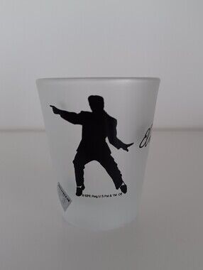 Elvis Presley Shot Glass From‎ Graceland Rock N Roll Music Collectible Barware